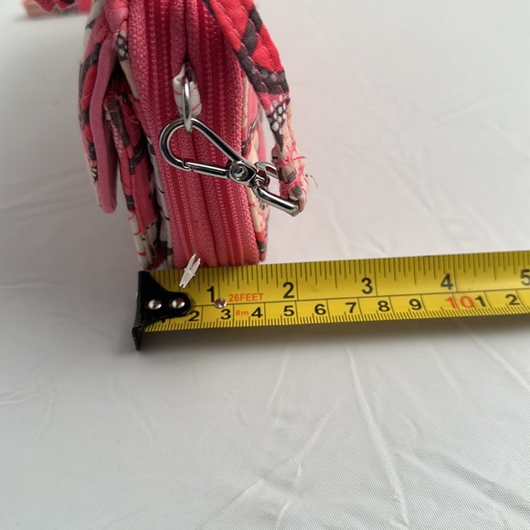 Vera Bradley Blush Pink All in One Crossbody floral wallet and wristlet - Picture 10 of 10